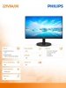 Philips Monitor komputerowy  21.5 cali 221V8A VA HDMI Głośniki